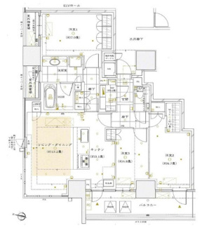 【間取り】 | ザ・パークハウス大阪梅田タワー | 広々とした空間