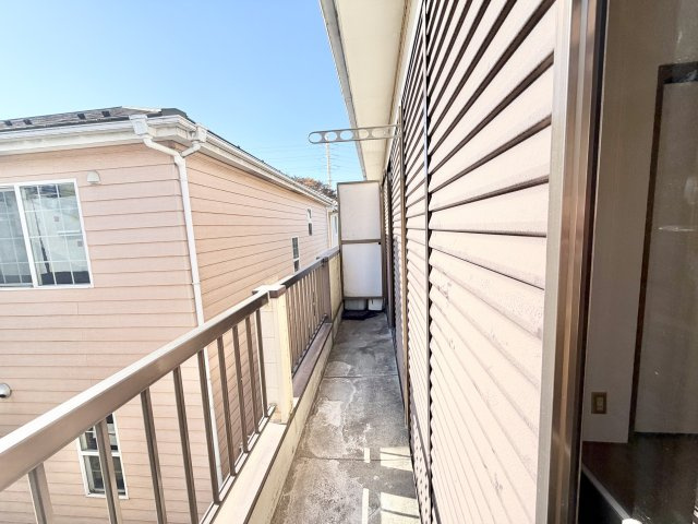 プロミネンスハイツ2号棟のバルコニー|※別部屋参考写真