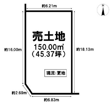 箕面市桜ケ丘４丁目　土地