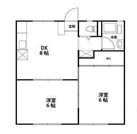 【間取り】 | エメラルド紺屋ＡＢ