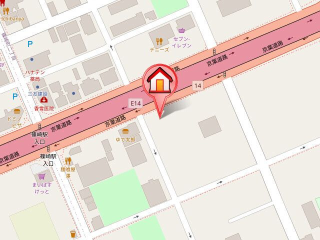 プラントグラスⅠの地図