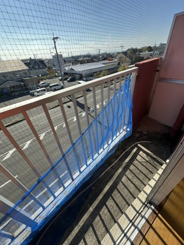 佐賀市木原２丁目の賃貸マンションのバルコニー