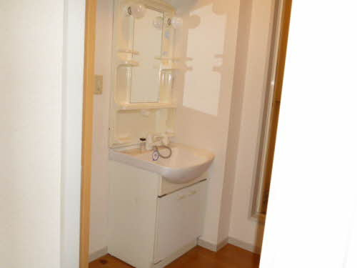 ルポ510　A棟の洗面所|スペースが確保できる洗面所です