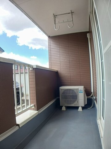 ブルークリアネスＡのバルコニー