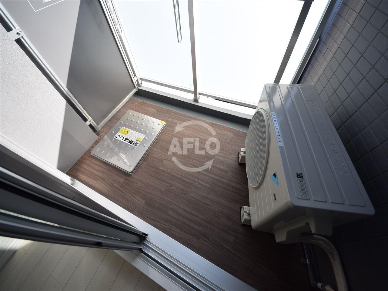 ファーストステージ江戸堀パークサイドのバルコニー|ファーストステージ江戸堀パークサイド　バルコニー