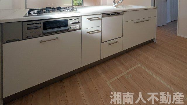 藤沢市鵠沼海岸３丁目５－２１新築戸建てのキッチン|きれいなキッチンです
