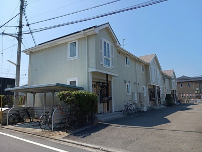 【外観】 | ラルジュ余戸　Ａ | 外観は落ち着いています