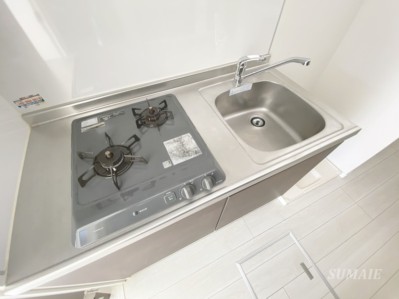 グラード大宮のキッチン|2口コンロ設置☆