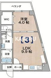 アルカンシェルコート緑橋の間取り