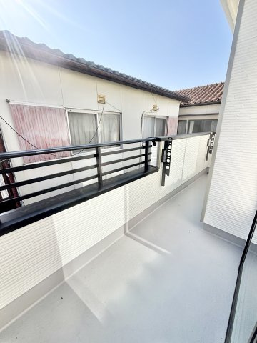 【仲介手数料無料／津島市】津島市唐臼町　ハートフルタウン　新築戸建　1号棟のバルコニー