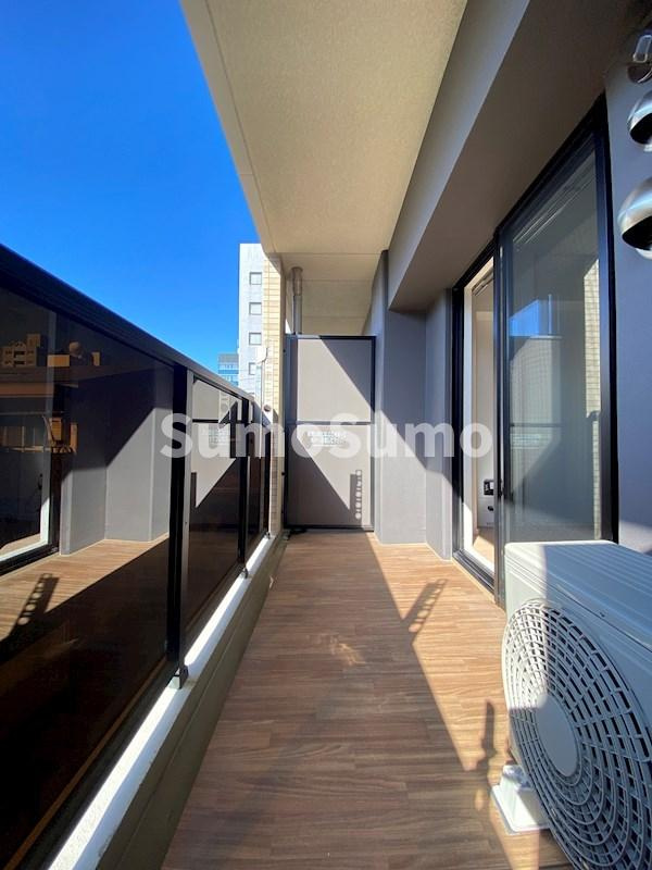 リバーランド大濠のバルコニー