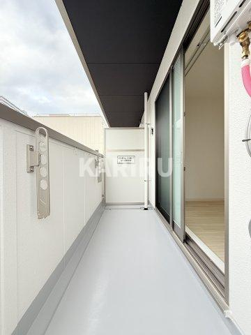 アルカンシェルコート緑橋のバルコニー