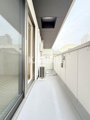 アルカンシェルコート緑橋のバルコニー