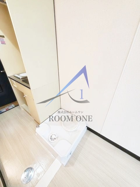 芦花公園ハイツの設備|洗濯機置き場です。