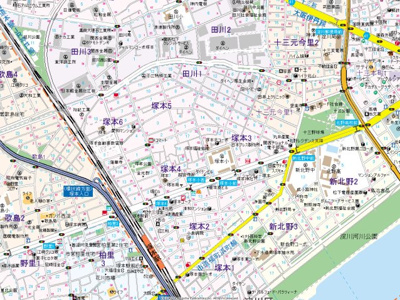 【地図】 | プレサンス神崎川ファインブレス