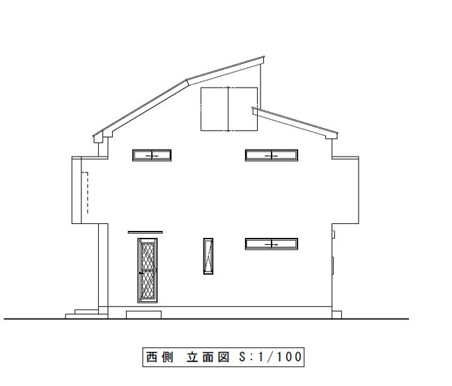 【外観】 | 東久留米市南町４丁目　新築戸建て | 【完成イメージ】西側から見た外観図、近隣は緑豊かな環境です