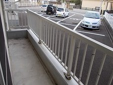 【バルコニー】 | シティハイツ沖 | 暖かな日差しのふりそそぐバルコニー