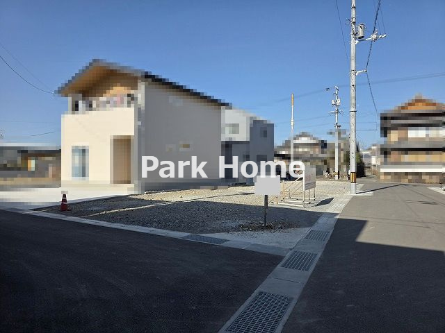 高知市鴨部上町 4号地-建築条件付き-売土地の前面道路含む現地写真