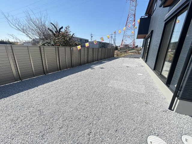 新築　前橋市元総社町4区画　3号棟の庭|新築　前橋市元総社町