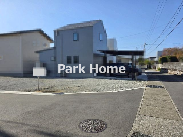 高知市鴨部上町 ２号地-建築条件付き-売土地の前面道路含む現地写真