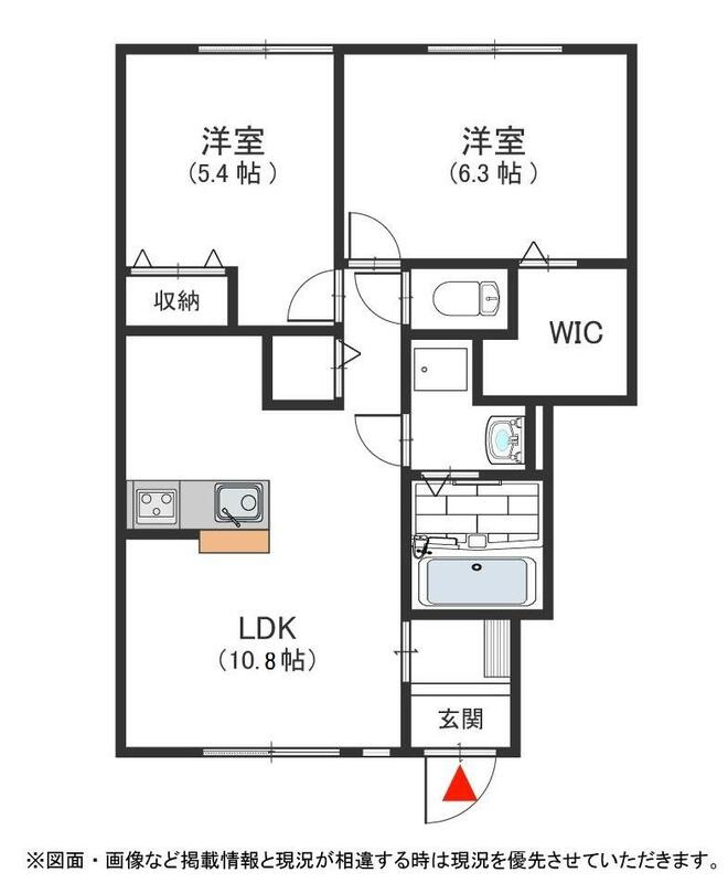 Woodlark桃山台　B棟の間取り