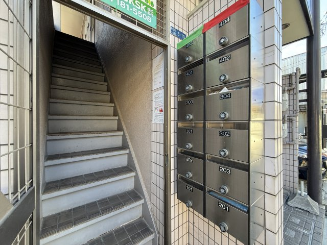 ハイムアサヒのエントランス