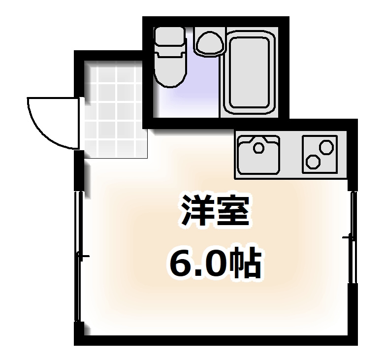 ハイムアサヒの間取り