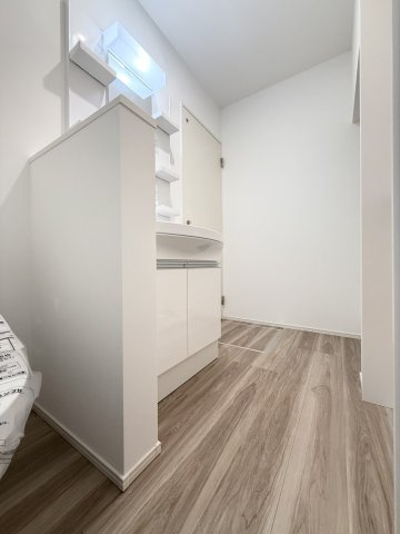 メゾングレイス上津の居間・リビング|洗面所・トイレのスペース