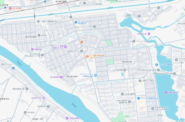 京都市伏見区桃山南大島町　第1期　新築一戸建ての地図