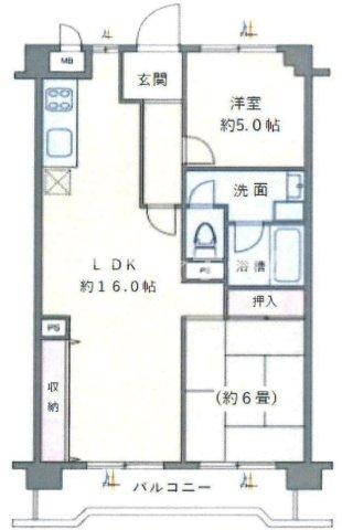 朝日プラザ東豊中2の間取り