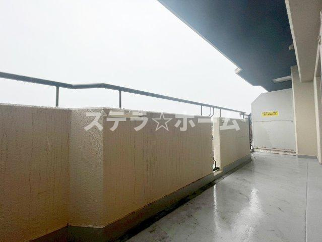 朝日プラザ東豊中2のバルコニー|広々としたバルコニーです