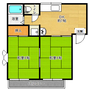 【間取り】 | バロンハイツ | バロンハイツ（Good Home）