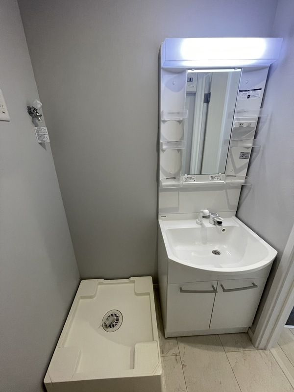 コンフォーティアの独立洗面台