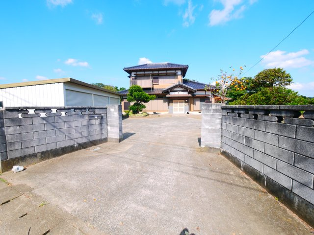 山武市島　和風中古戸建の外観|敷地約296坪 車庫3台可能 さんむ医療センター徒歩約10分 写真はリフォーム完了時のものになります