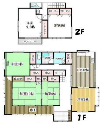 山武市島　和風中古戸建の間取り|図面と現況に相違がある場合、現況を優先致します。