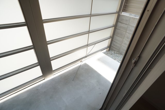 Clair逆瀬川（クレール）のバルコニー