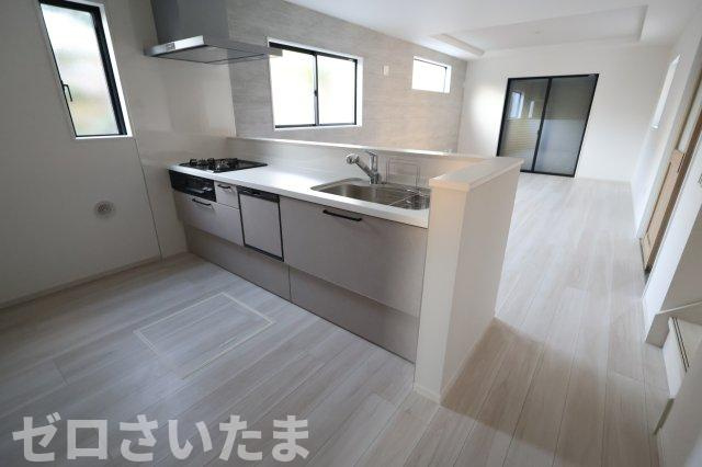 《仲介手数料無料》蓮田市馬込５丁目32新築一戸建てリガーレのキッチン