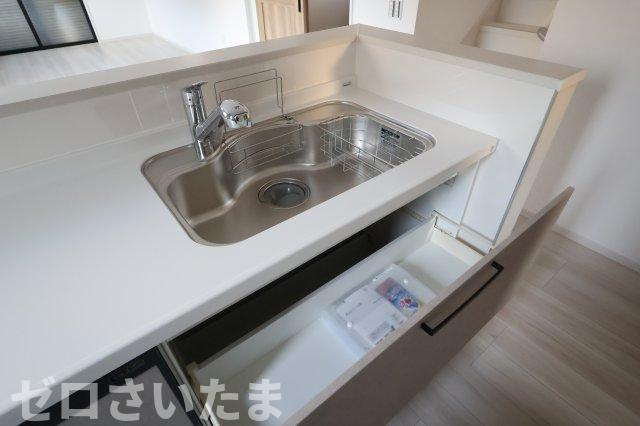 《仲介手数料無料》蓮田市馬込５丁目32新築一戸建てリガーレのキッチン