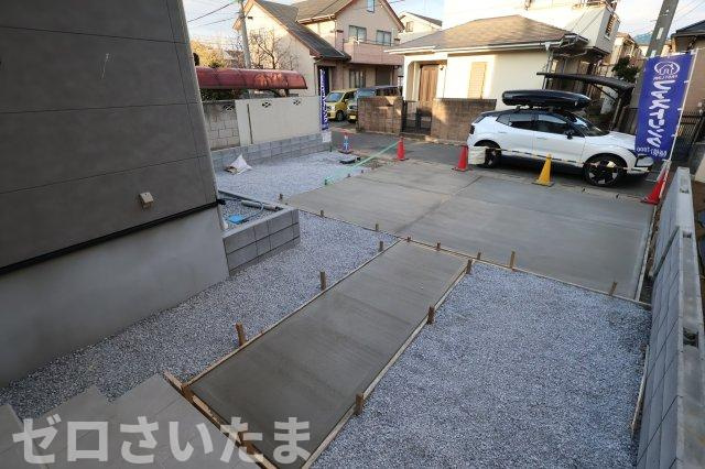 《仲介手数料無料》蓮田市馬込５丁目32新築一戸建てリガーレの駐車場