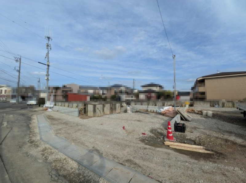 小牧市大字二重堀　新築戸建　3号棟の外観|建築中