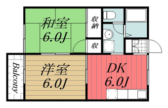 【間取り】 | カサ・ド・マール　D