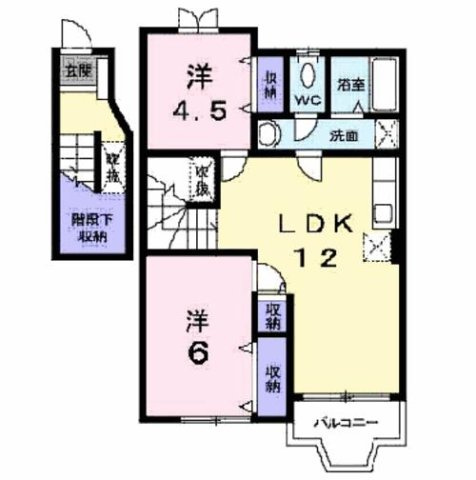 ラルゴ　プラーサⅡの間取り