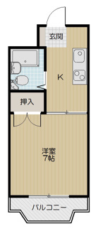 【間取り】 | ピース・クラージュA