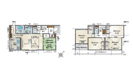 鴻巣市赤見台4丁目　新築一戸建て　ブルーミングガーデン　01