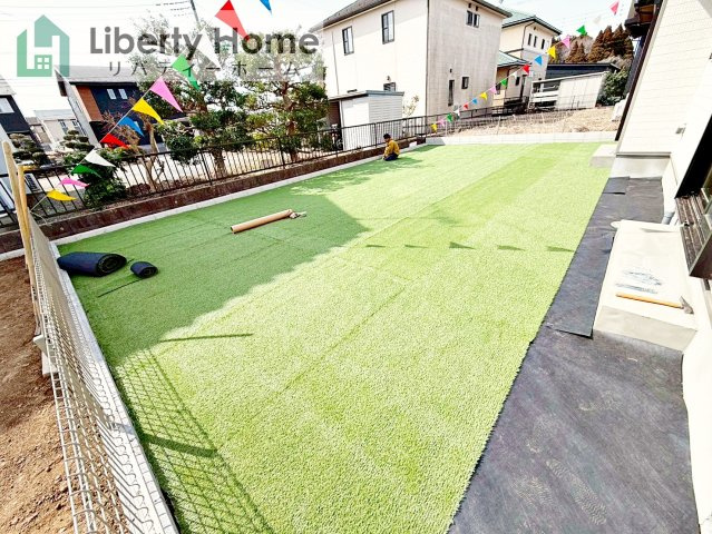 土浦市おおつ野6丁目10番　新築戸建　A号棟の庭