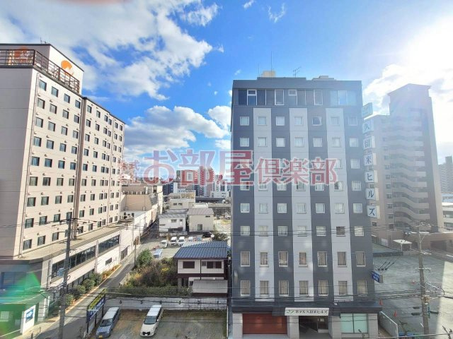 橘センタービルのバルコニー|広いバルコニーです