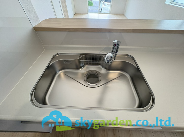 藤沢市大鋸第21　新築戸建　全2棟1号棟のキッチン|使いやすいキッチンです