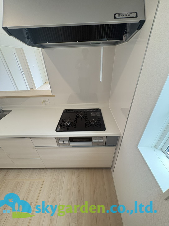 藤沢市大鋸第21　新築戸建　全2棟1号棟のキッチン|キッチンでお料理をお楽しみください