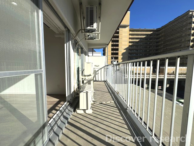 赤羽神谷サンハイツのバルコニー