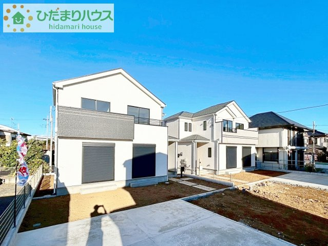 【外観】 | 土浦市右籾2448番　新築戸建　A号棟 | 是非一度、ご家族そろってご内覧ください♪